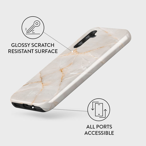 Vanilla Sand - Marble Samsung Galaxy A25 Case 3