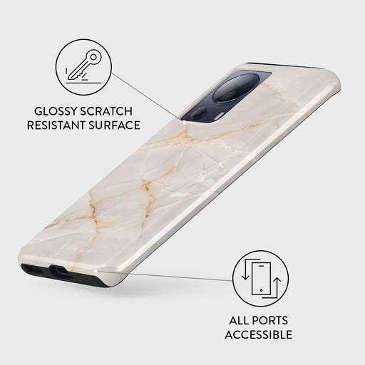 Vanilla Sand - Marble Xiaomi 13 Lite Case 3