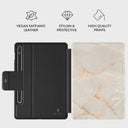 Vanilla Sand - Marble Samsung Galaxy Tab S9+ FE Case 2