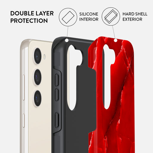 Wild Blaze - Red Samsung Galaxy S23 Case 6