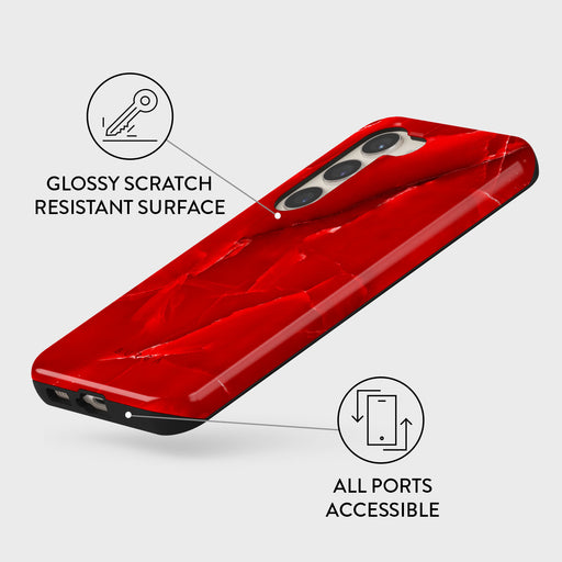 Wild Blaze - Red Samsung Galaxy S23 Case 7