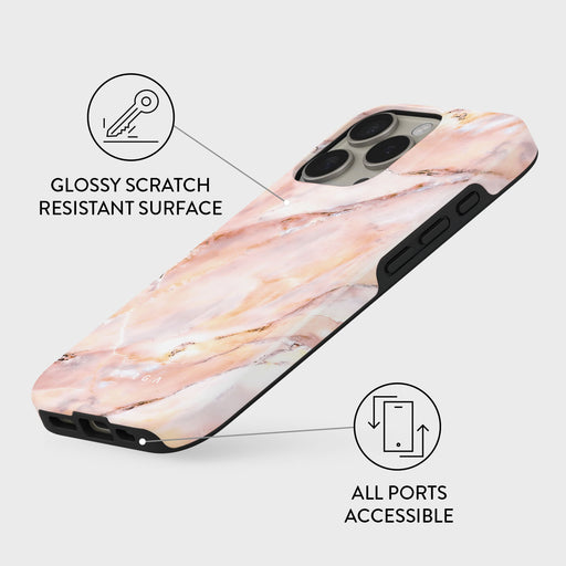 Morning Sunshine - Pastel Marble iPhone 16 Pro Max Case 3