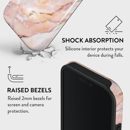 Morning Sunshine - Pastel Marble iPhone 16 Pro Max Case 4