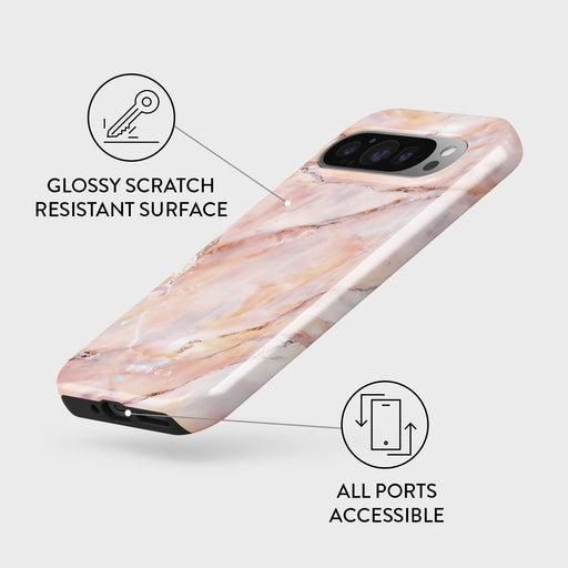 Morning Sunshine - Pastel Marble Google Pixel 9 Pro XL Case 3