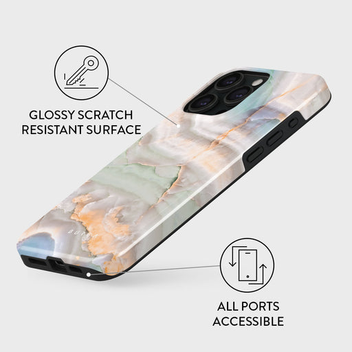 Pastel Hues - Colorful Marble iPhone 15 Pro Case 7