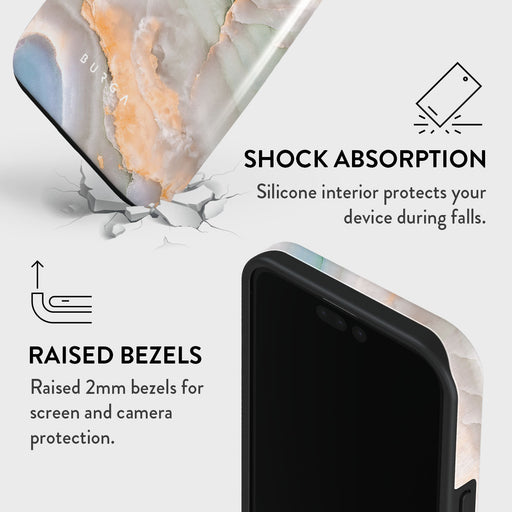Pastel Hues - Colorful Marble iPhone 15 Pro Case 8