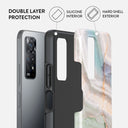 Pastel Hues - Colorful Marble Xiaomi Redmi Note 11 Pro+ Case 2