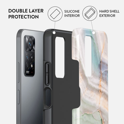 Pastel Hues - Colorful Marble Xiaomi Redmi Note 11 Pro+ Case 2