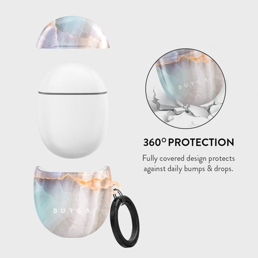 Pastel Hues - Colorful Marble Google Pixel Buds Pro Case 2