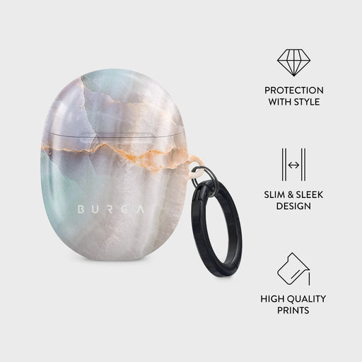 Pastel Hues - Colorful Marble Google Pixel Buds Pro Case 4