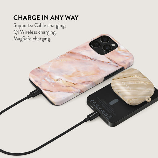 Morning Sunshine - Pastel Marble Magnetic Power Bank 4
