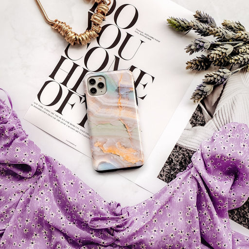 Pastel Hues - Colorful Marble iPhone 15 Pro Case 28