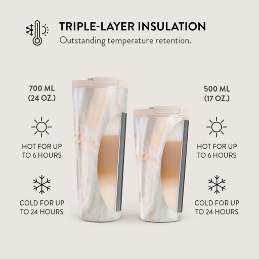 Pastel Hues - Colorful Marble Travel Mug 13