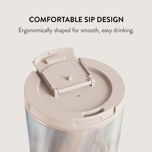 Pastel Hues - Colorful Marble Travel Mug 15