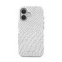 Glacial Desert - White Snakeskin iPhone 16 Case