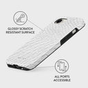 Glacial Desert - White Snakeskin iPhone 16e Case 3