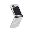 Glacial Desert - White Snakeskin Samsung Galaxy Z Flip 6 Case 1