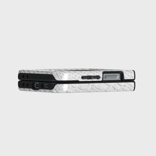 Glacial Desert - White Snakeskin Samsung Galaxy Z Flip 6 Case 7