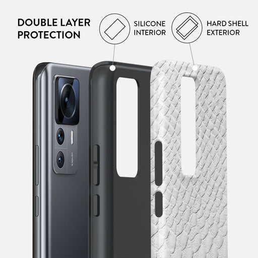 Glacial Desert - White Snakeskin Xiaomi 12T Pro Case 2