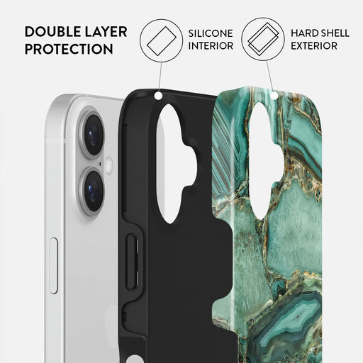Ubud Jungle - Turquoise iPhone 16 Plus Case 2