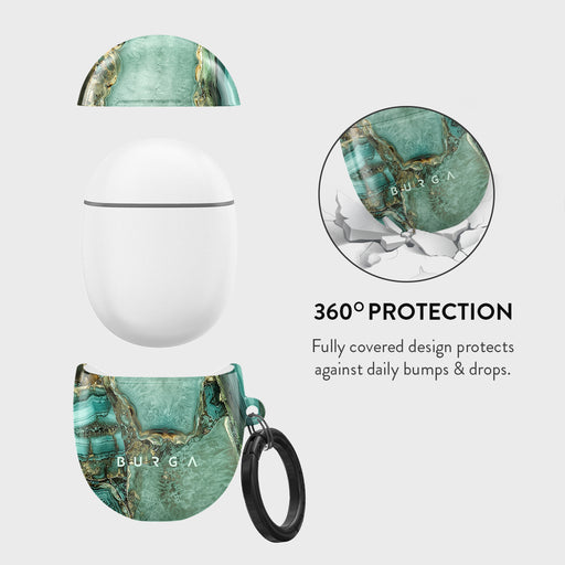 Ubud Jungle - Turquoise Google Pixel Buds Pro Case 2