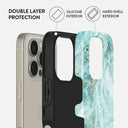 Uluwatu Waves - Teal iPhone 16 Pro Max Case 2