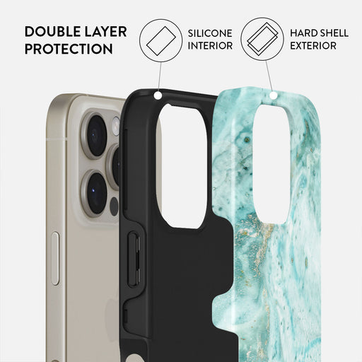 Uluwatu Waves - Teal iPhone 16 Pro Max Case 2