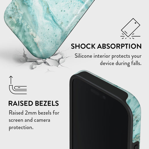 Uluwatu Waves - Teal iPhone 16 Pro Max Case 4