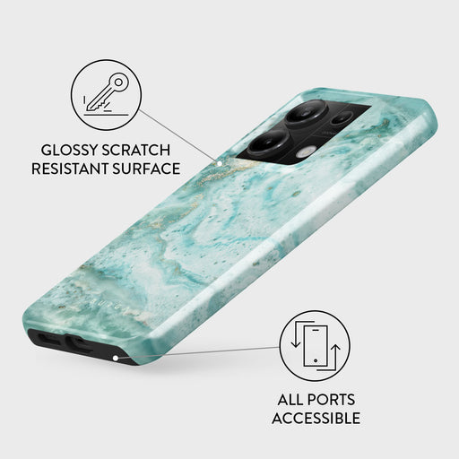 Uluwatu Waves - Teal Xiaomi Redmi Note 13 Pro 5G Case 3