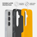 Canary Yellow - Snake Skin Samsung Galaxy S24 Case 6