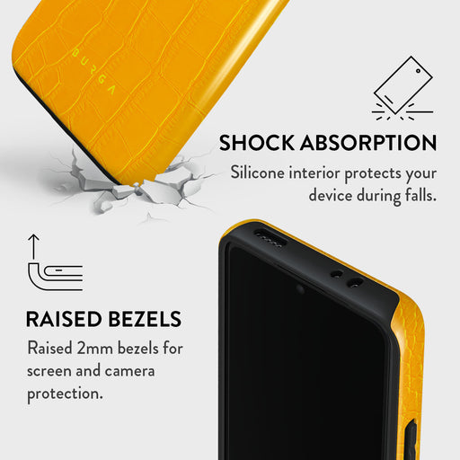 Canary Yellow - Snake Skin Xiaomi 12T Case 4