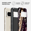 Purple Skies - Marble Google Pixel 8 Pro Case 2