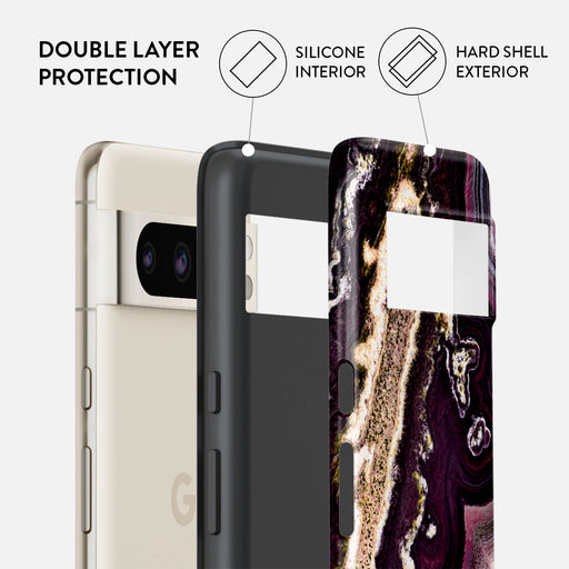 Purple Skies - Marble Google Pixel 8 Pro Case 2