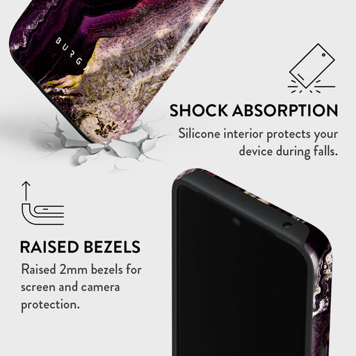 Purple Skies - Marble Google Pixel 8 Pro Case 4