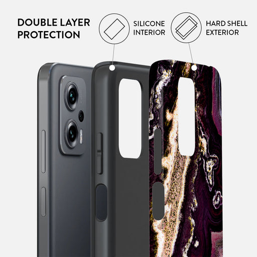 Purple Skies - Marble Xiaomi Redmi Note 11T Pro / 11T Pro+ Case 2