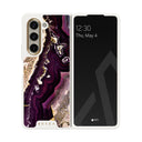 Purple Skies - Marble Samsung Galaxy Z Fold 5 Case 27