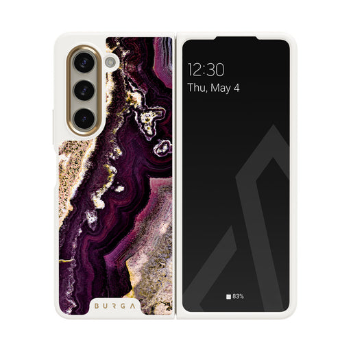 Purple Skies - Marble Samsung Galaxy Z Fold 5 Case 27