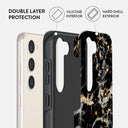 Make A Wish - Gold Marble Samsung Galaxy S23 Case 6
