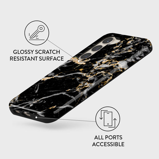Make A Wish - Gold Marble Samsung Galaxy S23 Case 7