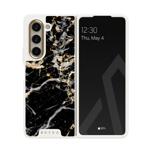 Make A Wish - Gold Marble Samsung Galaxy Z Fold 5 Case 25