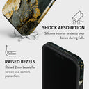 Northern Lights - Marble iPhone 15 Pro Case 8