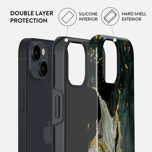 Northern Lights - Marble iPhone 15 Plus Case 6