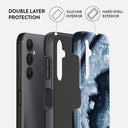Frozen Lake - Gray Marble Samsung Galaxy A25 Case 2