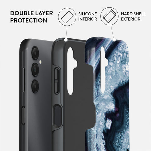 Frozen Lake - Gray Marble Samsung Galaxy A25 Case 2
