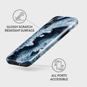Frozen Lake - Gray Marble Samsung Galaxy A25 Case 3
