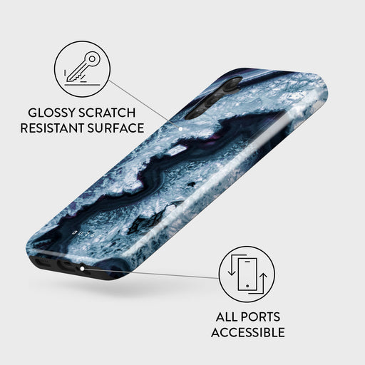 Frozen Lake - Gray Marble Samsung Galaxy A25 Case 3