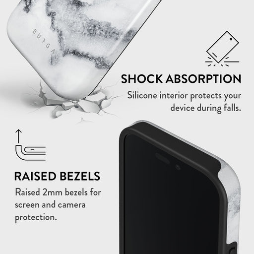 White Winter - Classy Marble iPhone 16 Plus Case 4