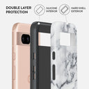 White Winter - Classy Marble Google Pixel 8a Case 2