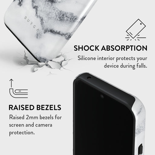 White Winter - Classy Marble Google Pixel 8a Case 4