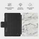 White Winter - Classy Marble Samsung Galaxy Tab S8/S7 Case 2